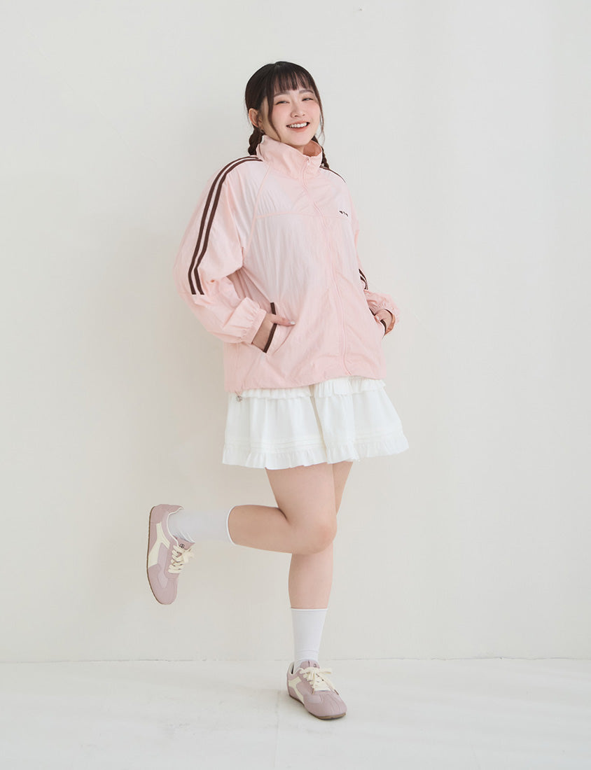 Instant Icy Cooling Contrast Sport Plus Size Jacket