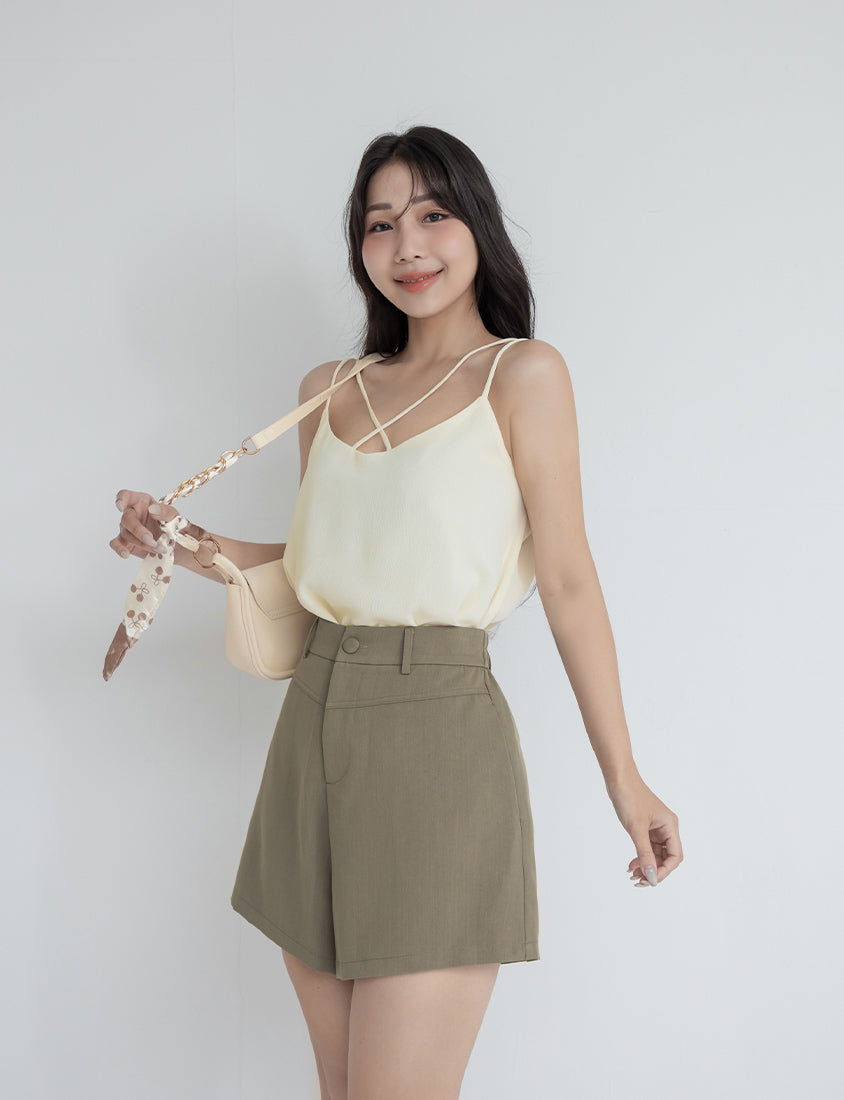 MISS. Summer Structured Plus Size Tailored Shorts