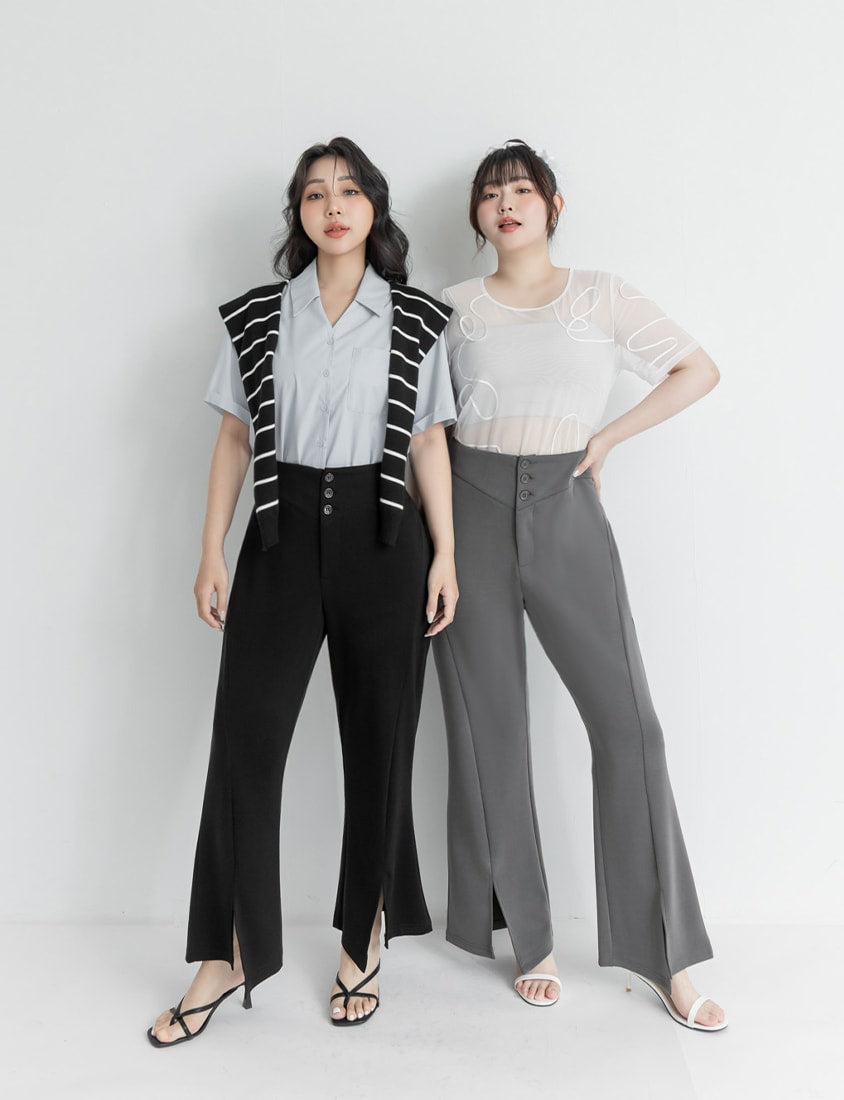 Instant Cool Cloud Cotton Plus Size Flare Pants (Long)