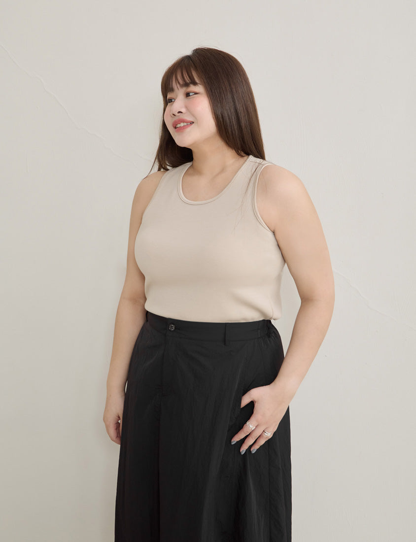 Silky Tencel Cooling Cloud Cotton Plus Size Tank Top