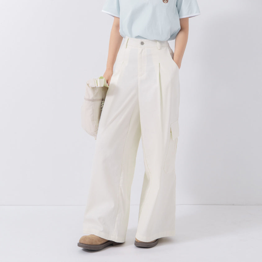 Cooling Lyocell Twill Cargo Plus Size Pants