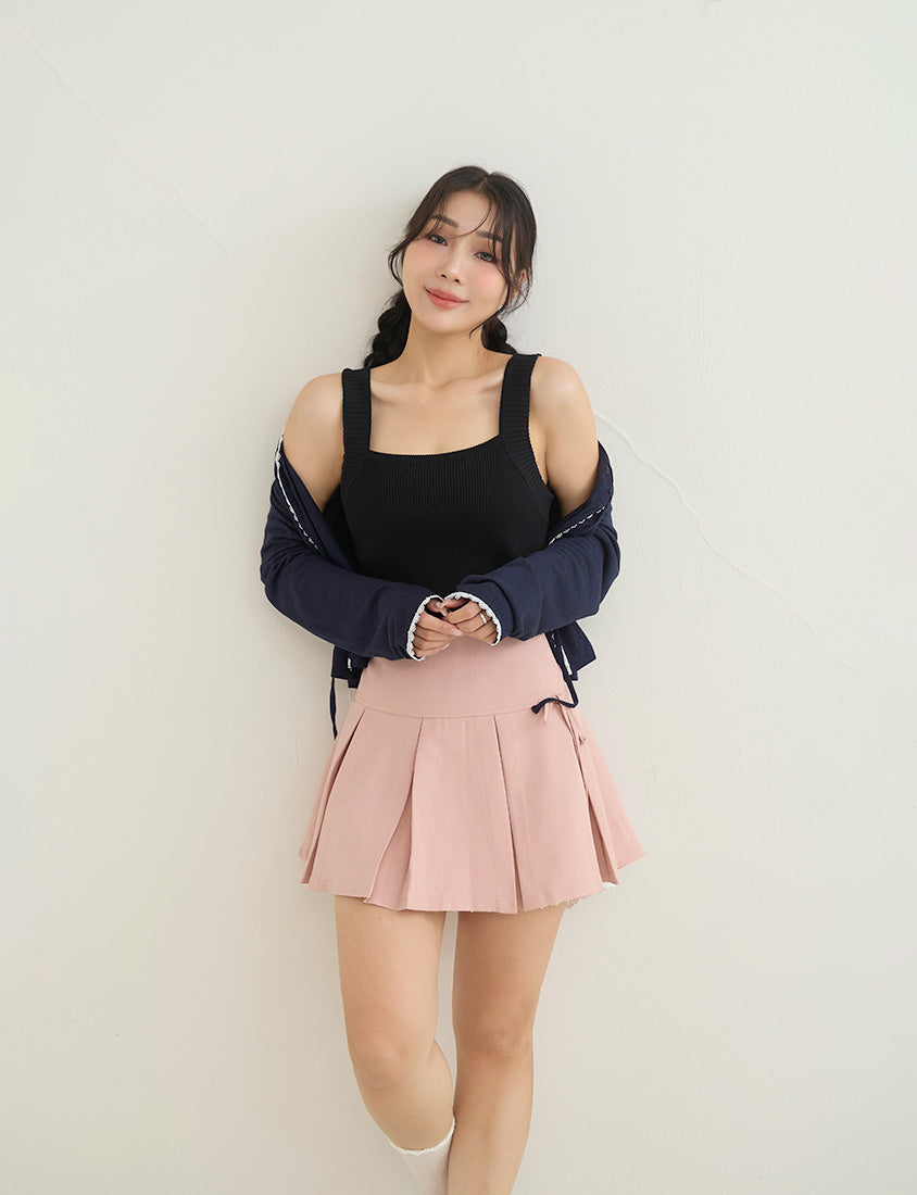 Zero Armpit Bulges Slimming Square Neck Knit Plus Size Tank Top