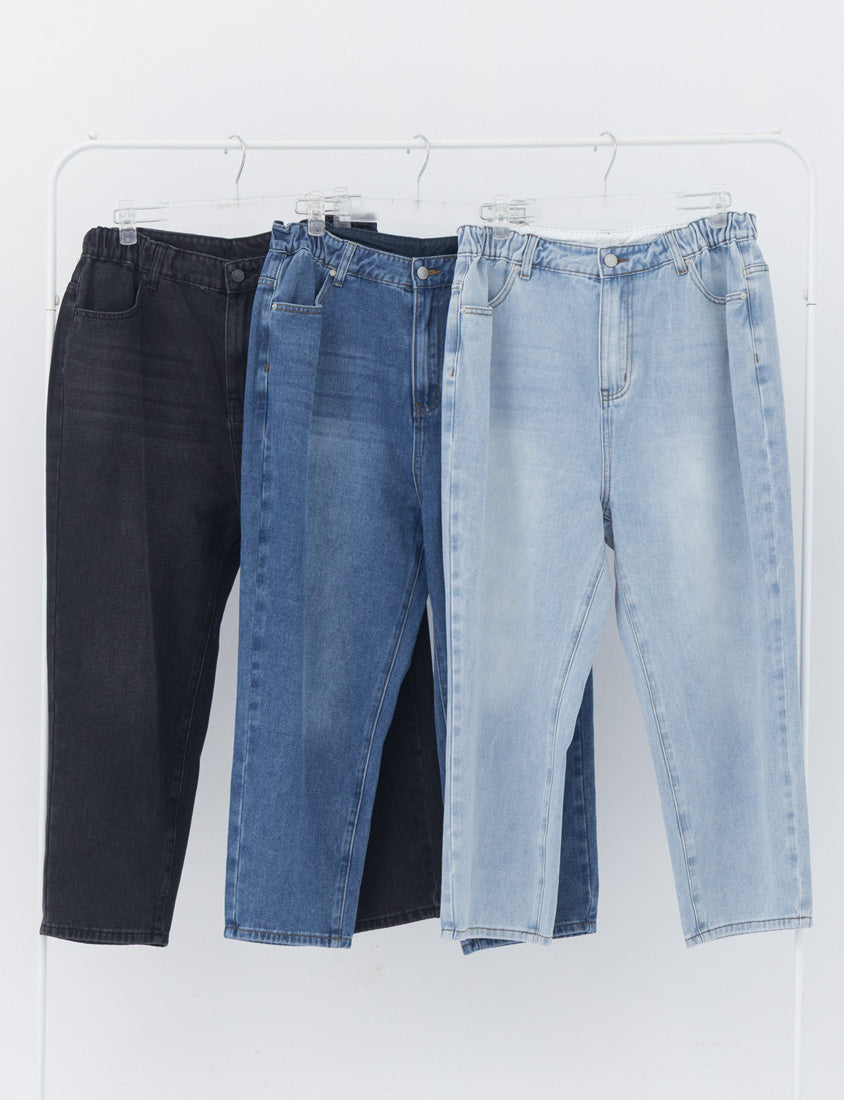 Apple-Shaped Friendly! Perfect Fit Plus Size Boyfriend Jeans