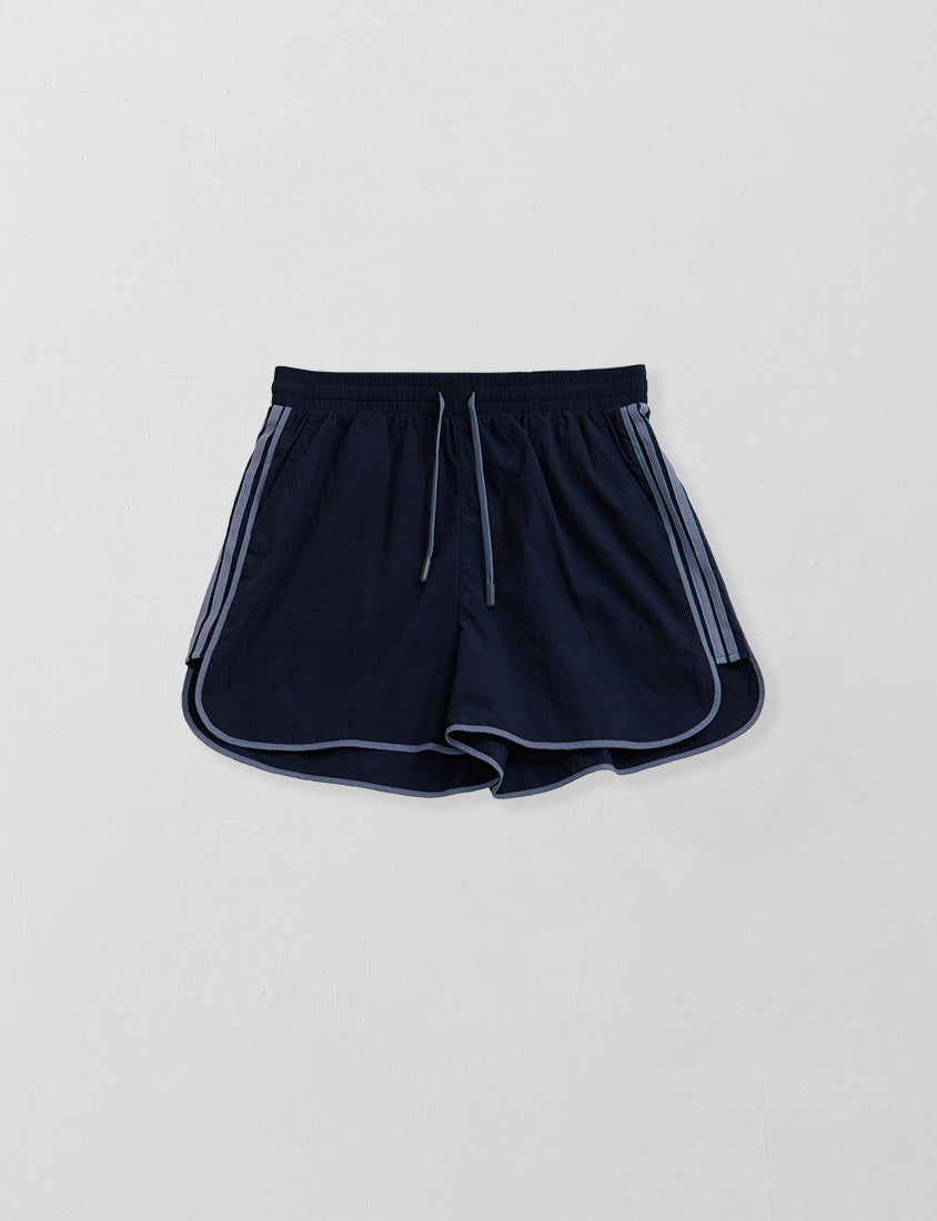 Instant Icy Cooling Contrast Plus Size Sport Shorts