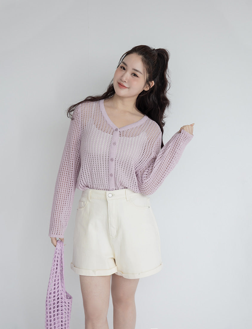 Classic Stretch Twill Cuffed Plus Size Shorts