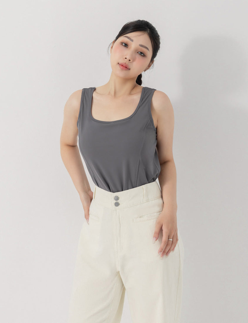 Pobra. Instant Cooling Slimming Stitch Plus Size Bra Tank Top