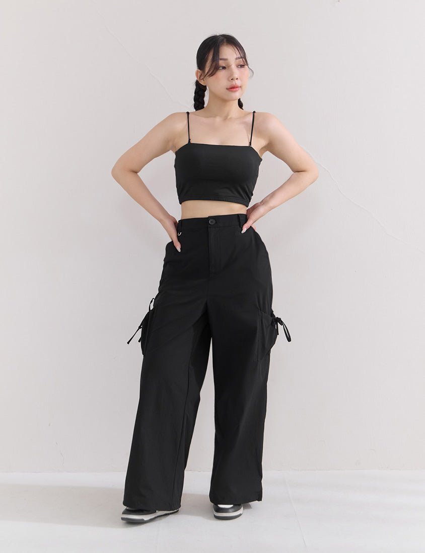 Instant Cooling UV-Protection Tie-Waist Plus Size Utility Pants