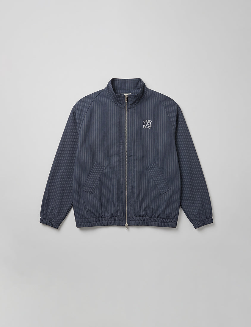 American Casual Striped Plus Size Jacket