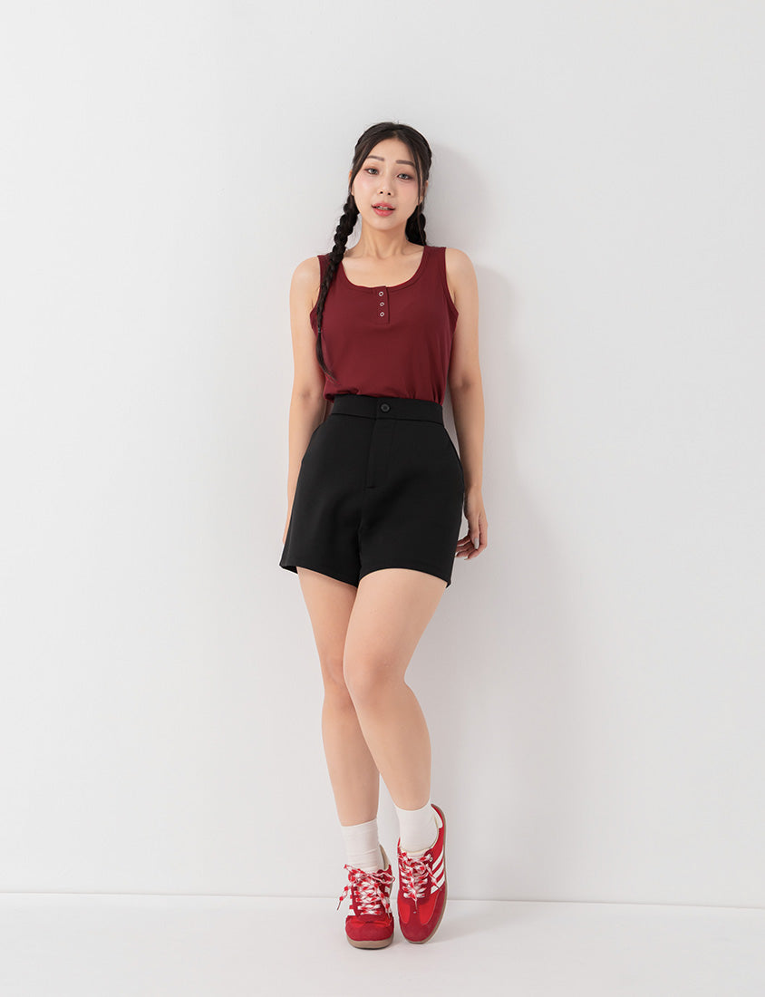 Pear-Shaped Friendly! Perfect Fit Structured Cloud Cotton Plus Size Shorts