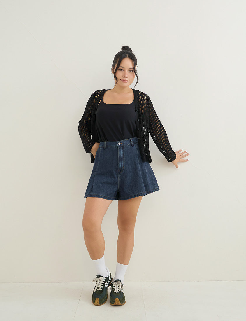 Pobra. Silky Cool Slimming Ribbed Plus Size Bra Tank Top