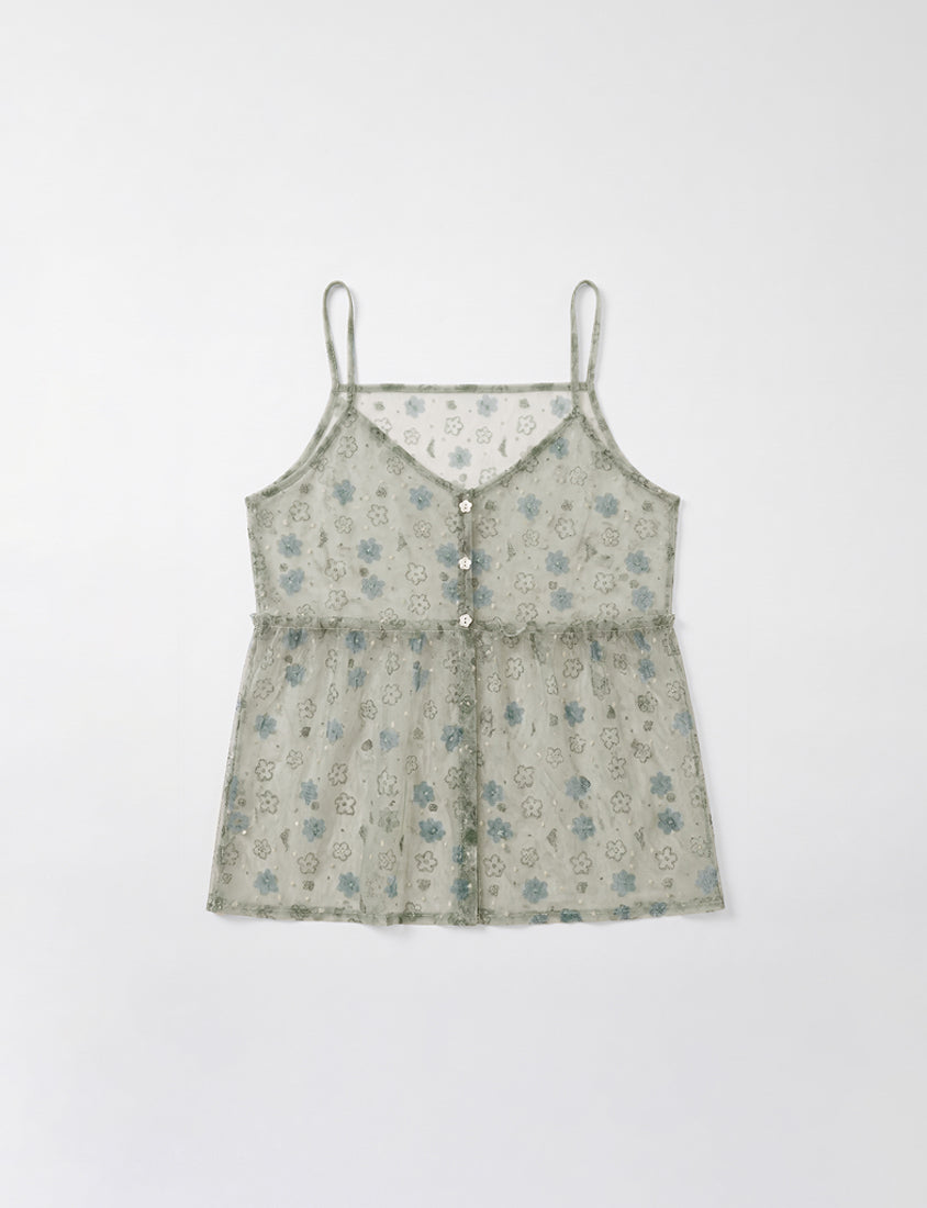Pop Art Floral Adjustable Plus Size Layering Vest