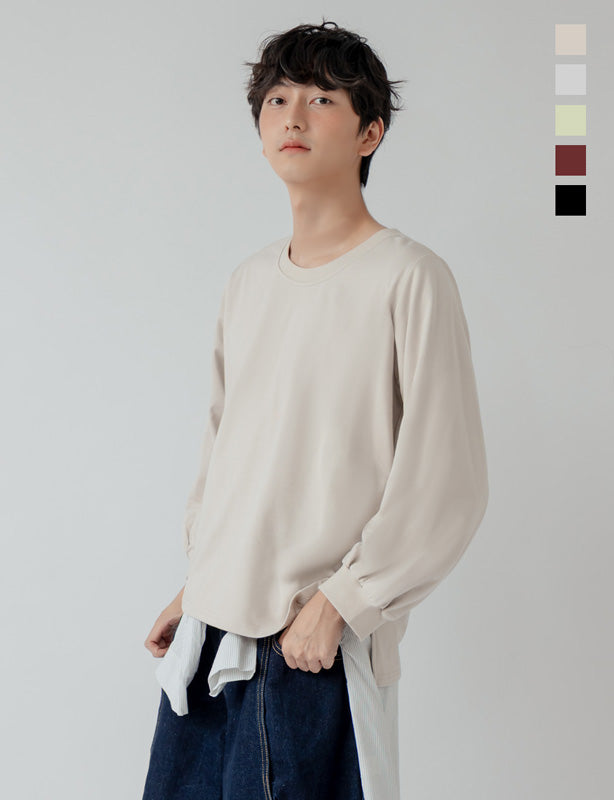 Oversized Cotton Slit Plus Size Sweatshirt (Unisex)