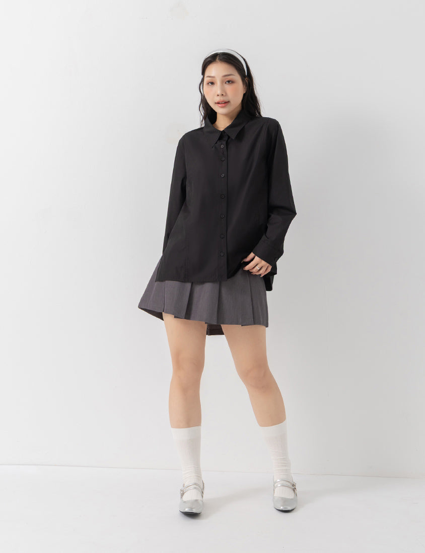 Pear-Shaped Friendly! Perfect Fit Seamed Versatile Plus Size Shirt