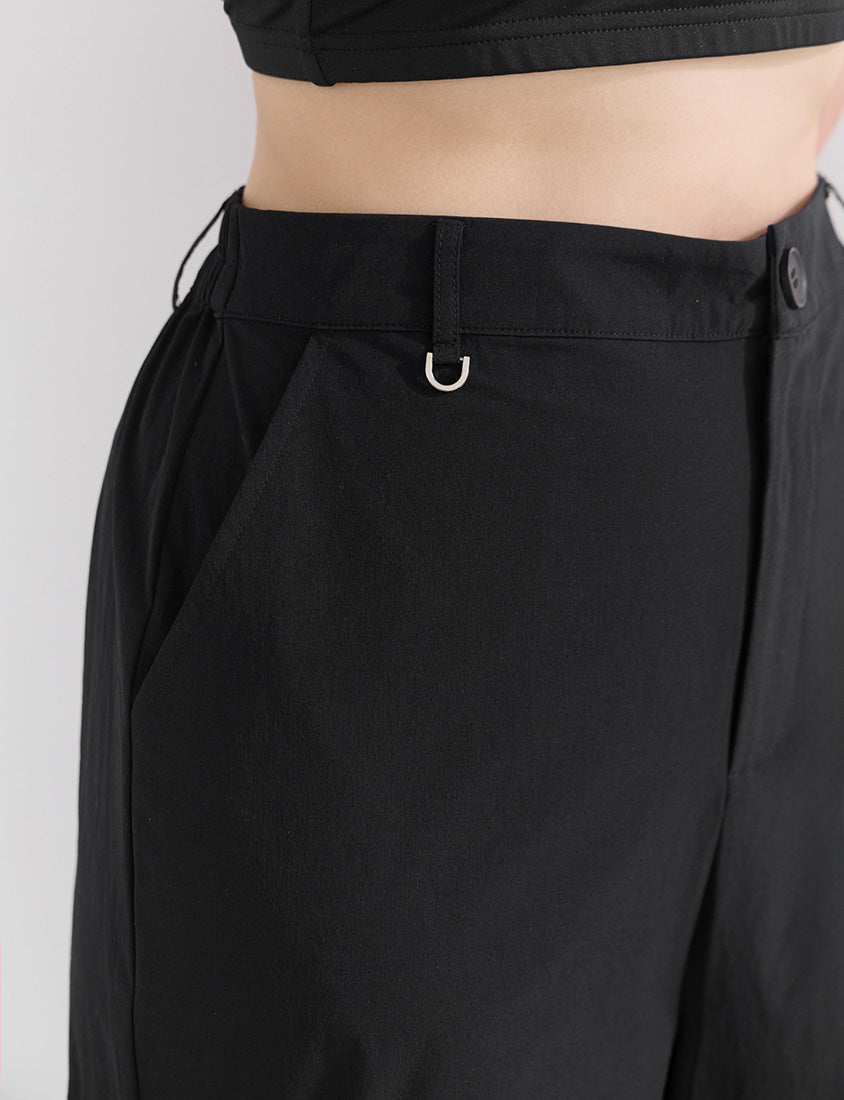 Instant Cooling UV-Protection Tie-Waist Plus Size Utility Pants