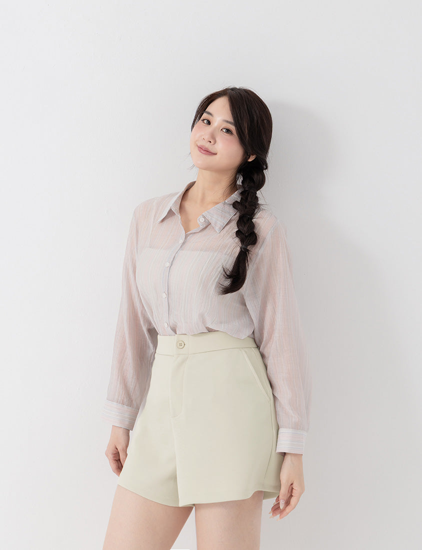 Standard Perfect Fit Structured Cloud Cotton Plus Size Shorts