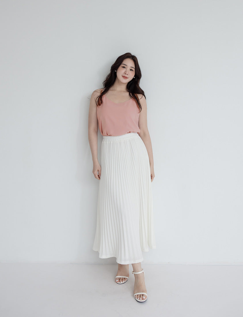 MISS. 2-Way Crinkle Chiffon Plus Size Tank Top