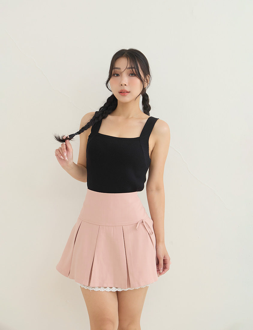 Zero Armpit Bulges Slimming Square Neck Knit Plus Size Tank Top