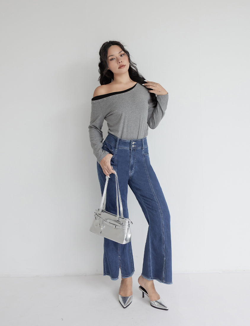 MUA! Sweet & Cool Asymmetrical One-Shoulder Plus Size Top