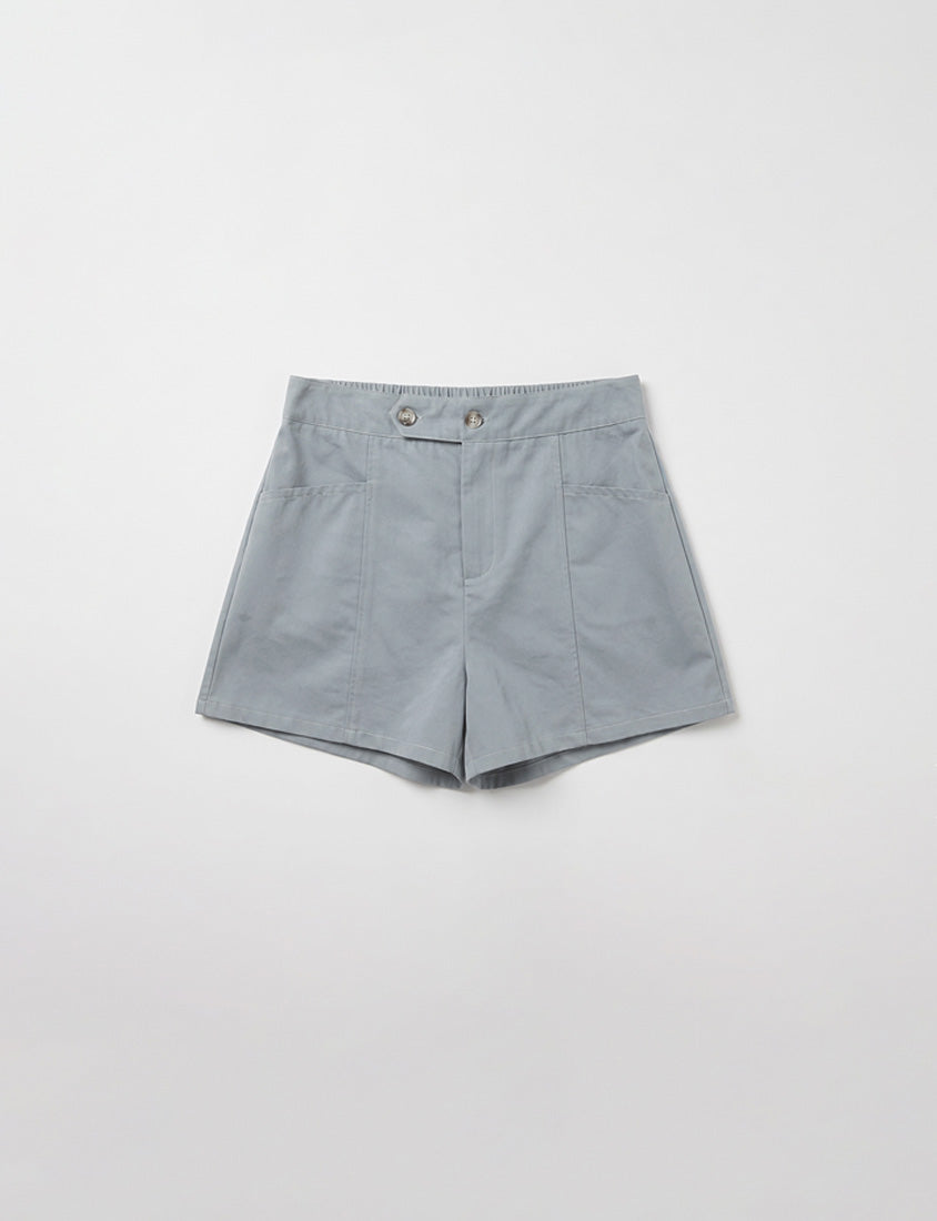 Cool Touch Lyocell Contrast Stitch Plus Size Shorts