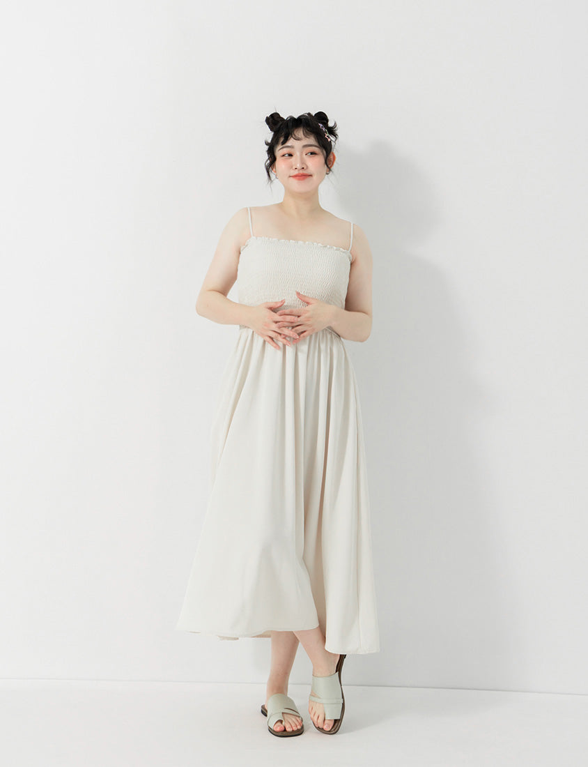 Versatile Adjustable Strap Plus Size Maxi Dress