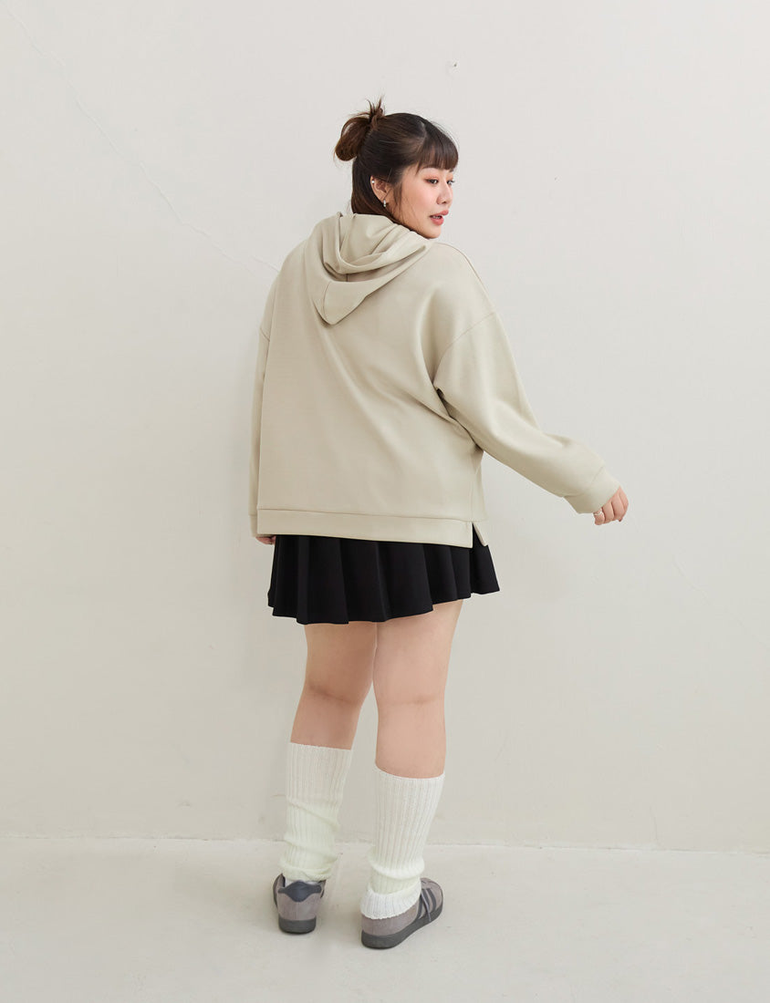 Sand Washed Cloud Cotton Oversize Plus Size Hoodie (Unisex)