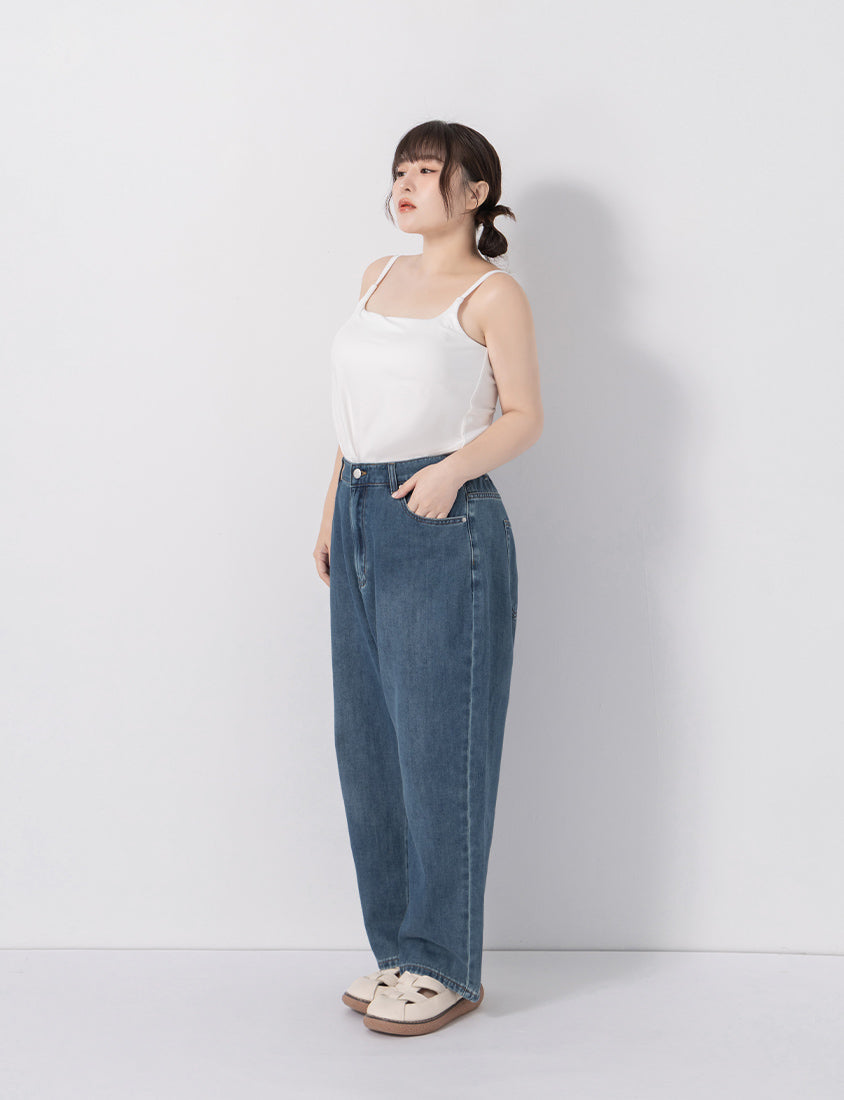 Pobra. Cooling Skin-Friendly Open-Back Plus Size Bra Top