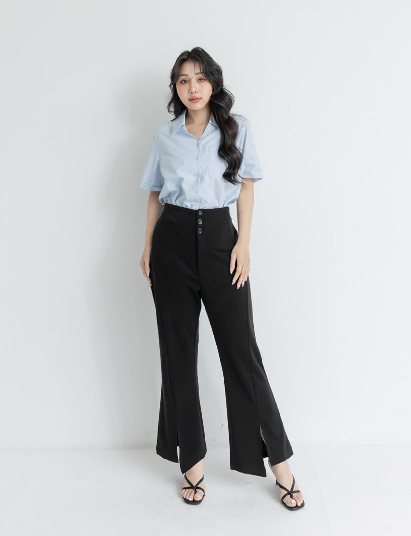 Instant Cool Cloud Cotton Plus Size Flare Pants (Short)