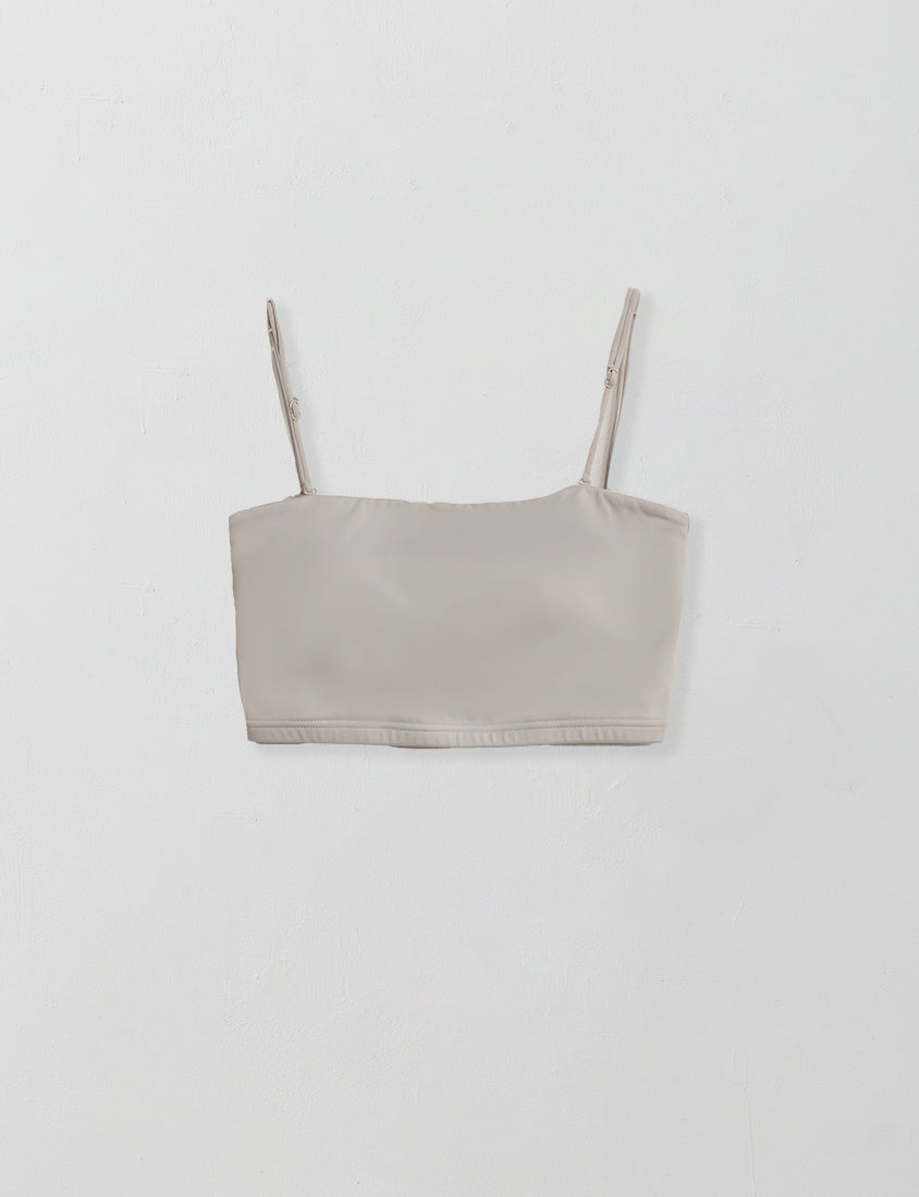Cooling Skin-Friendly Cropped Bandeau Plus Size Bra Top