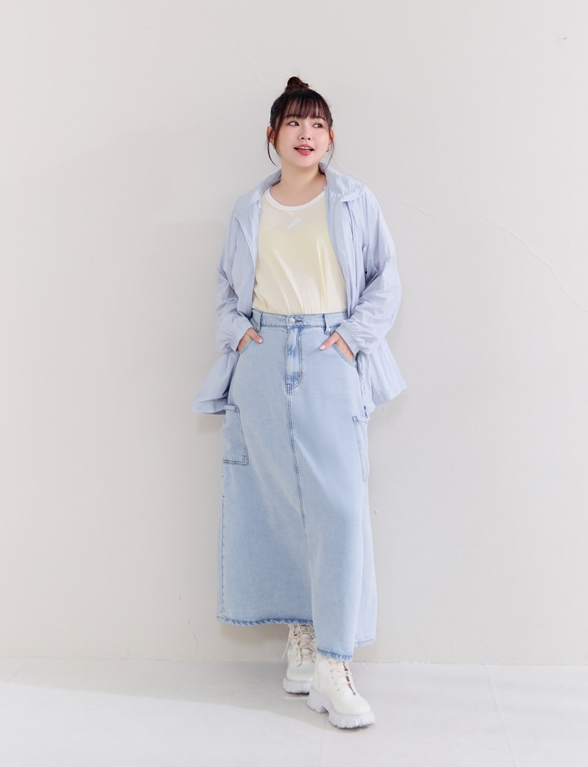Casual Raglan Contrast Sleeve Plus Size Tee