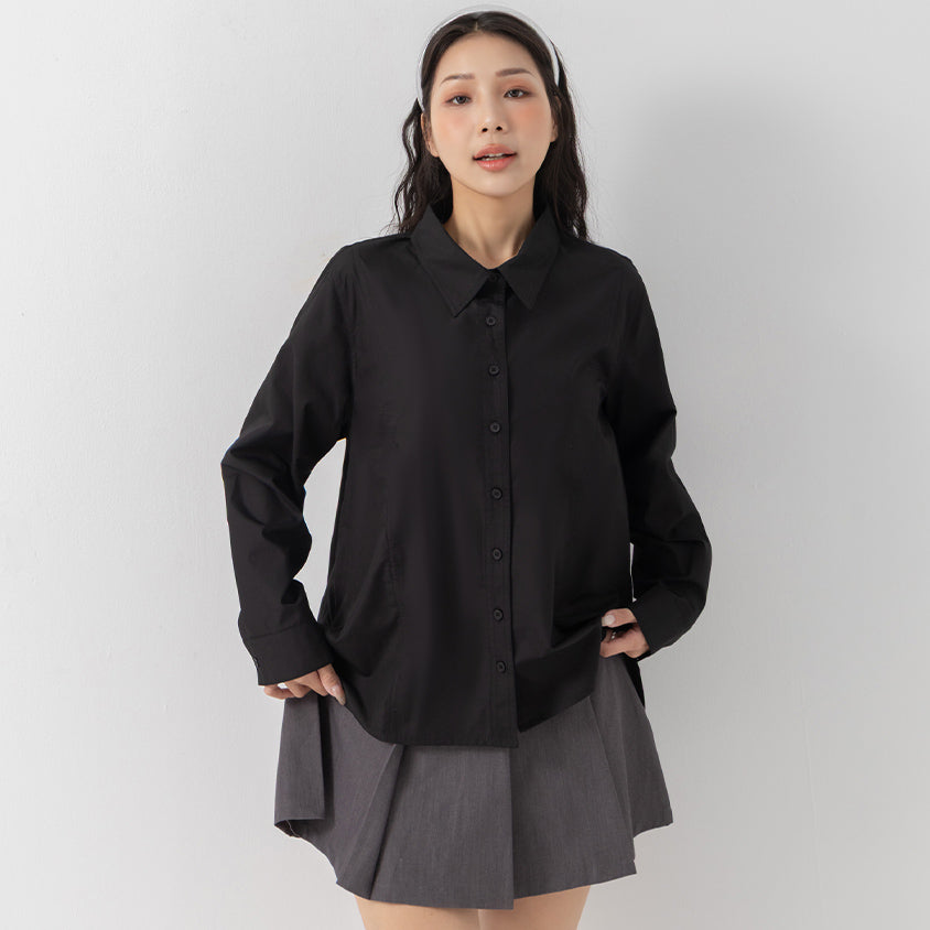 Pear-Shaped Friendly! Perfect Fit Seamed Versatile Plus Size Shirt