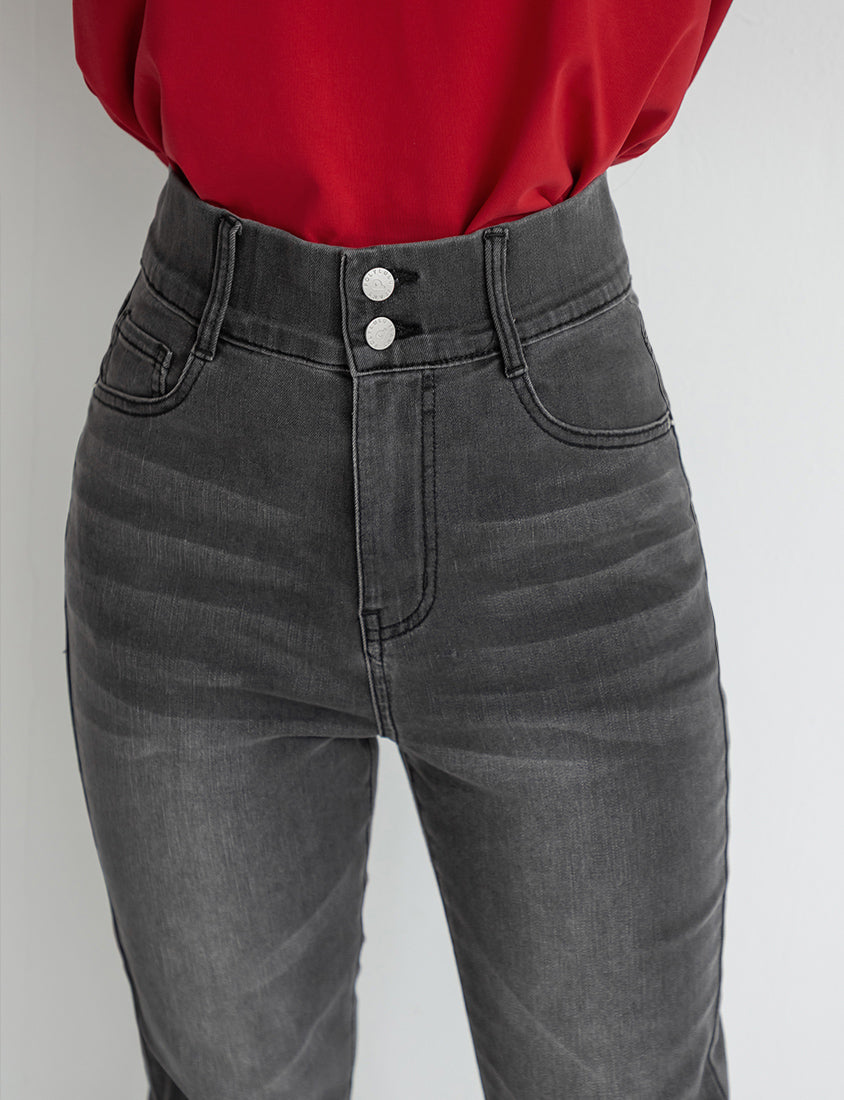 Push-Up High Waist Tummy-Control Plus Size Jeans