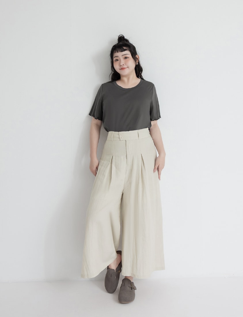 (Crew Neck) Zero Sweat Mark Cooling Plus Size Tee