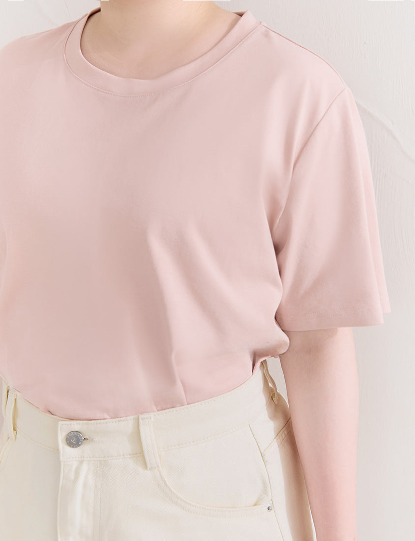 Instant Cooling Side Slit Oversized Plus Size Tee