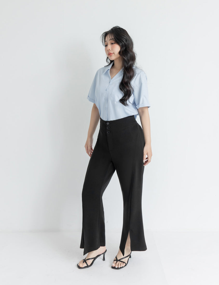 Instant Cool Cloud Cotton Plus Size Flare Pants (Short)