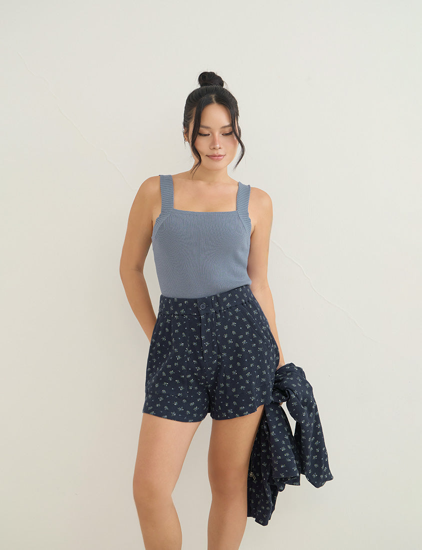 Zero Armpit Bulges Slimming Square Neck Knit Plus Size Tank Top
