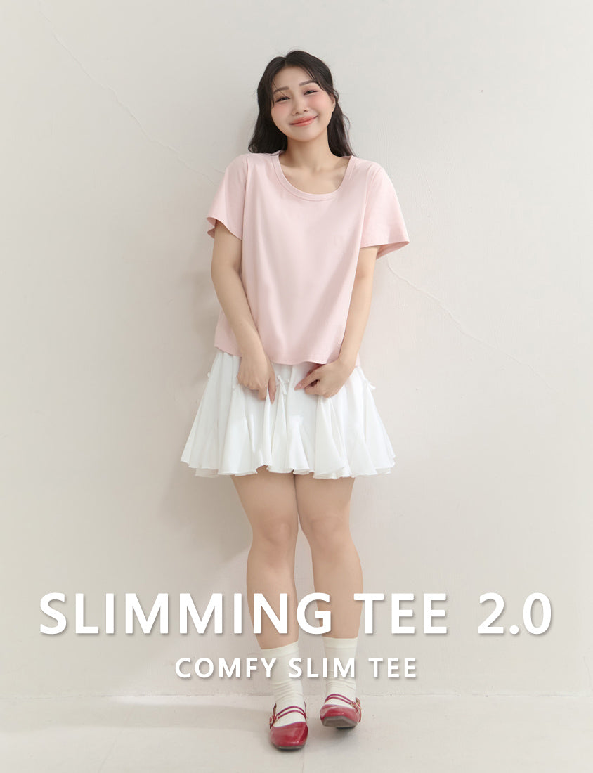 Upgraded 2.0! U-Neck Plus Size Slim Tee