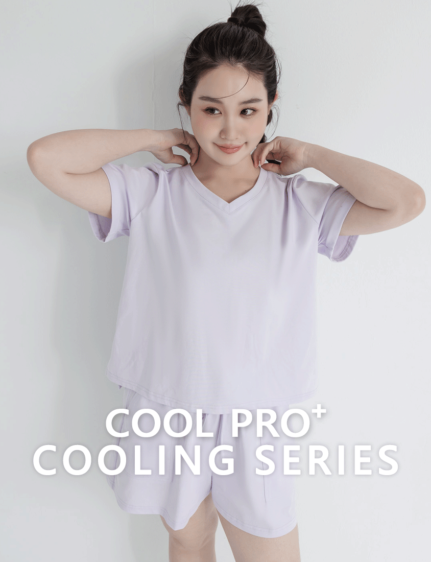 Instant Icy Cooling Sorona Plus Size V-Neck Tee