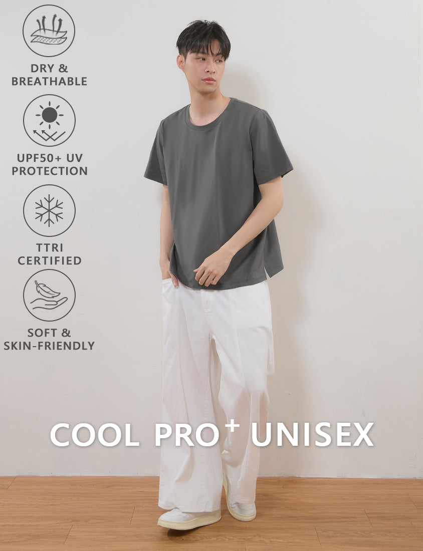 Instant Cooling Side Slit Oversized Plus Size Tee