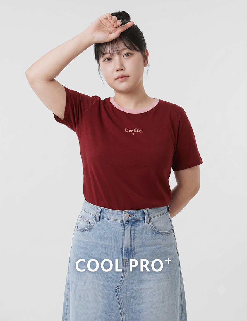 Instant Cooling Flocked Oversized Plus Size Tee