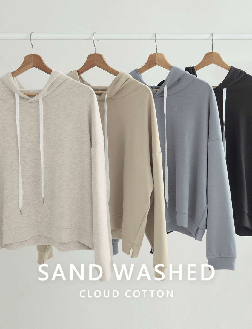 Cloud Cotton Multi-Color Cropped Plus Size Hoodie