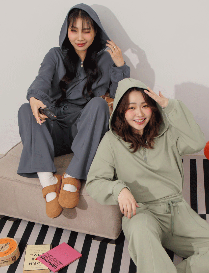 Comfort Deodorizing Brushed Lined Plus Size Hoodie