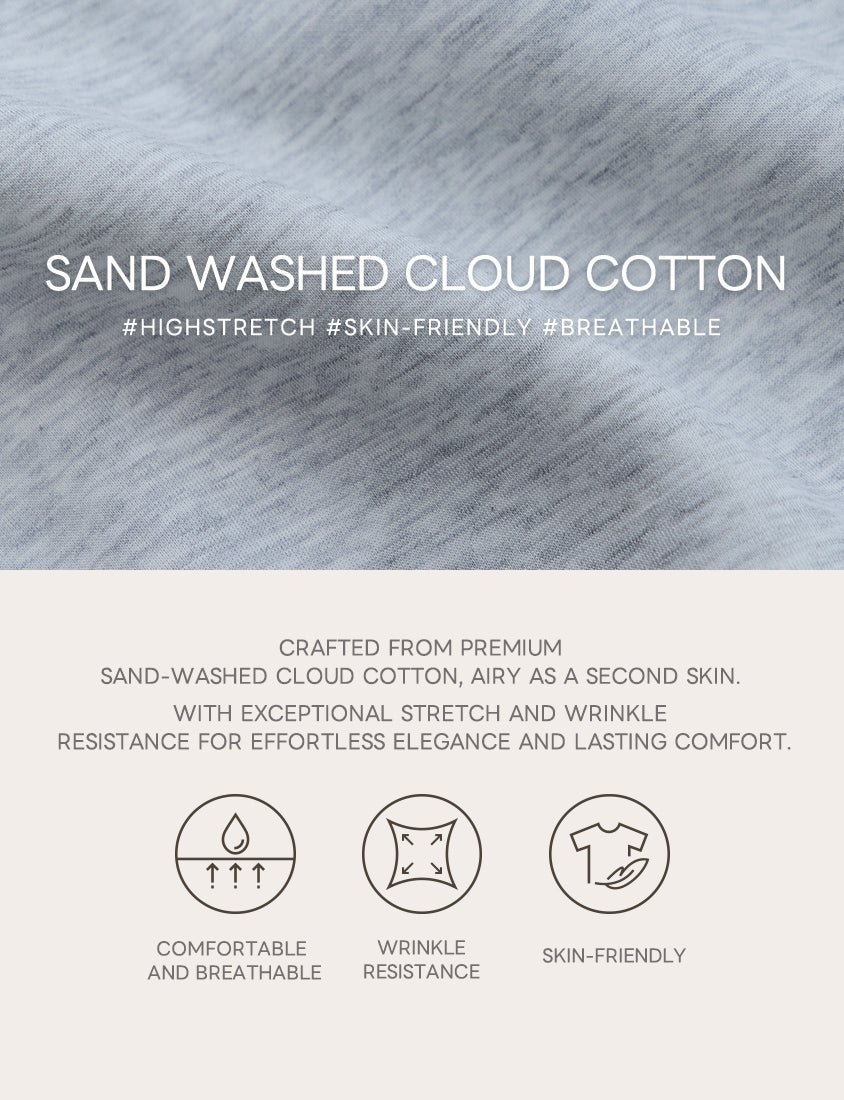 Sand Washed Cloud Cotton Oversize Plus Size Hoodie (Unisex)