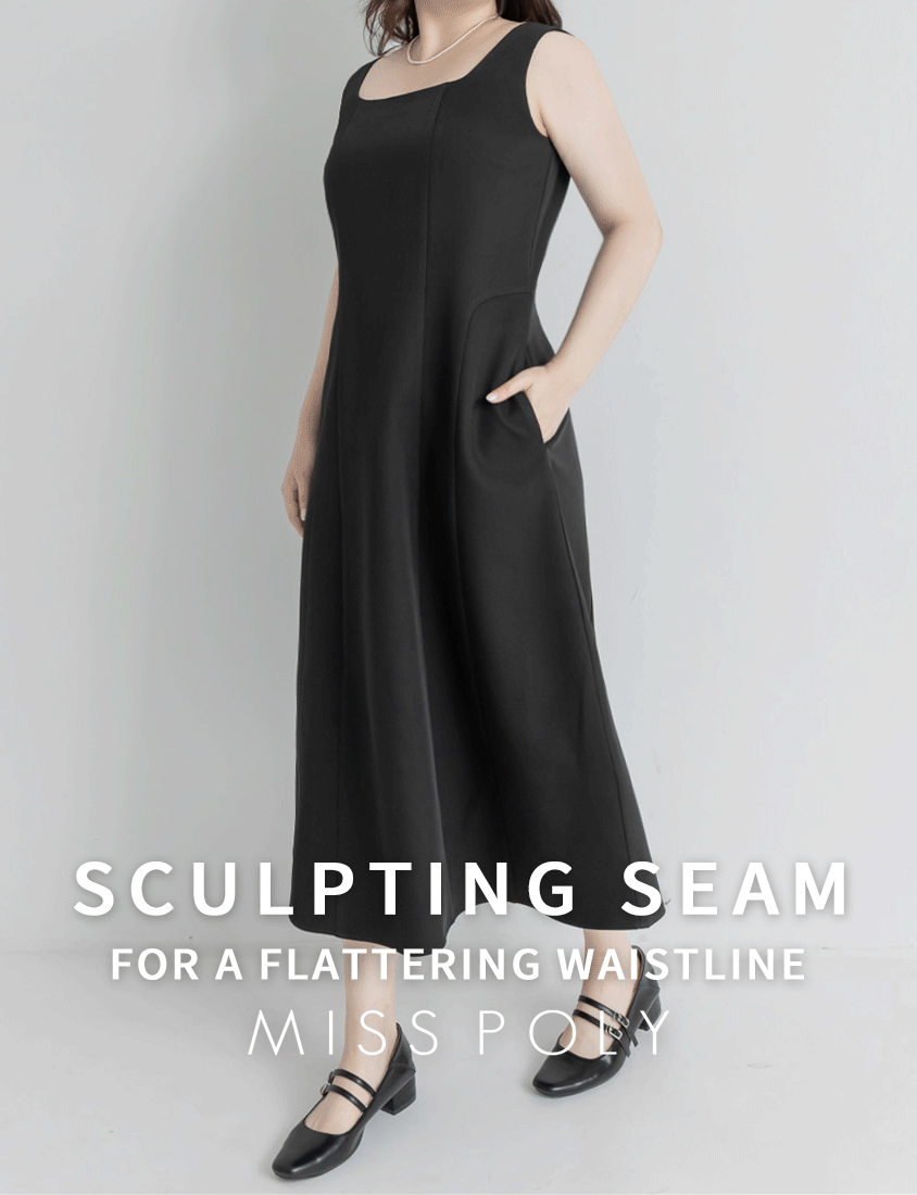 MISS. Slim Fit Tweed Plus Size Midi Dress