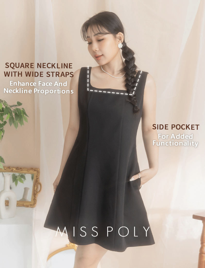 MISS. Slim Fit Tweed Plus Size Mini Dress