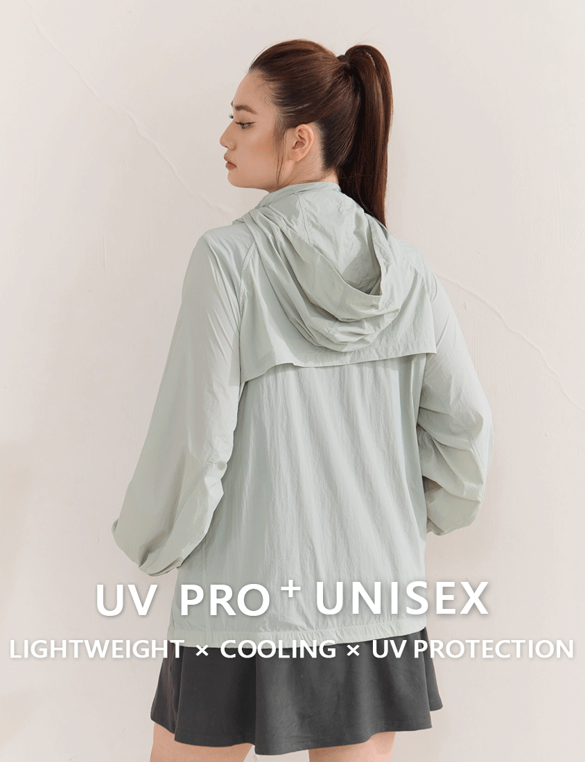 Instant Cooling UV-Protection Oversized Hooded Plus Size Jacket