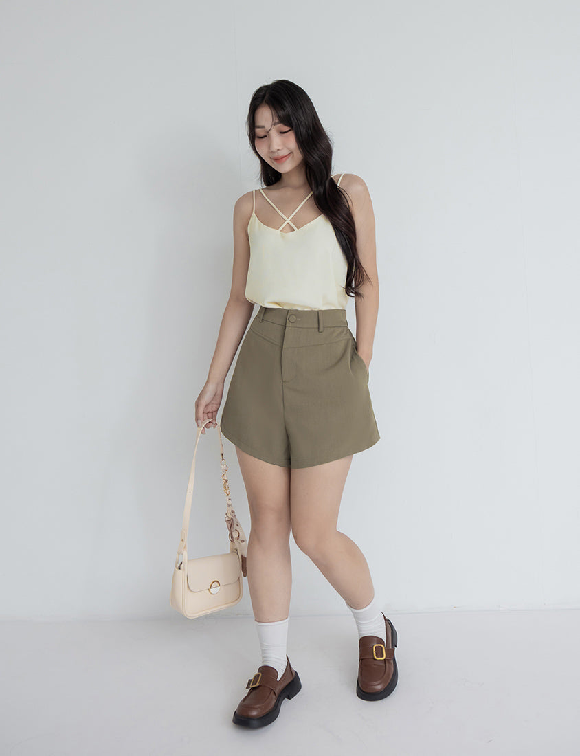 MISS. Summer Structured Plus Size Tailored Shorts