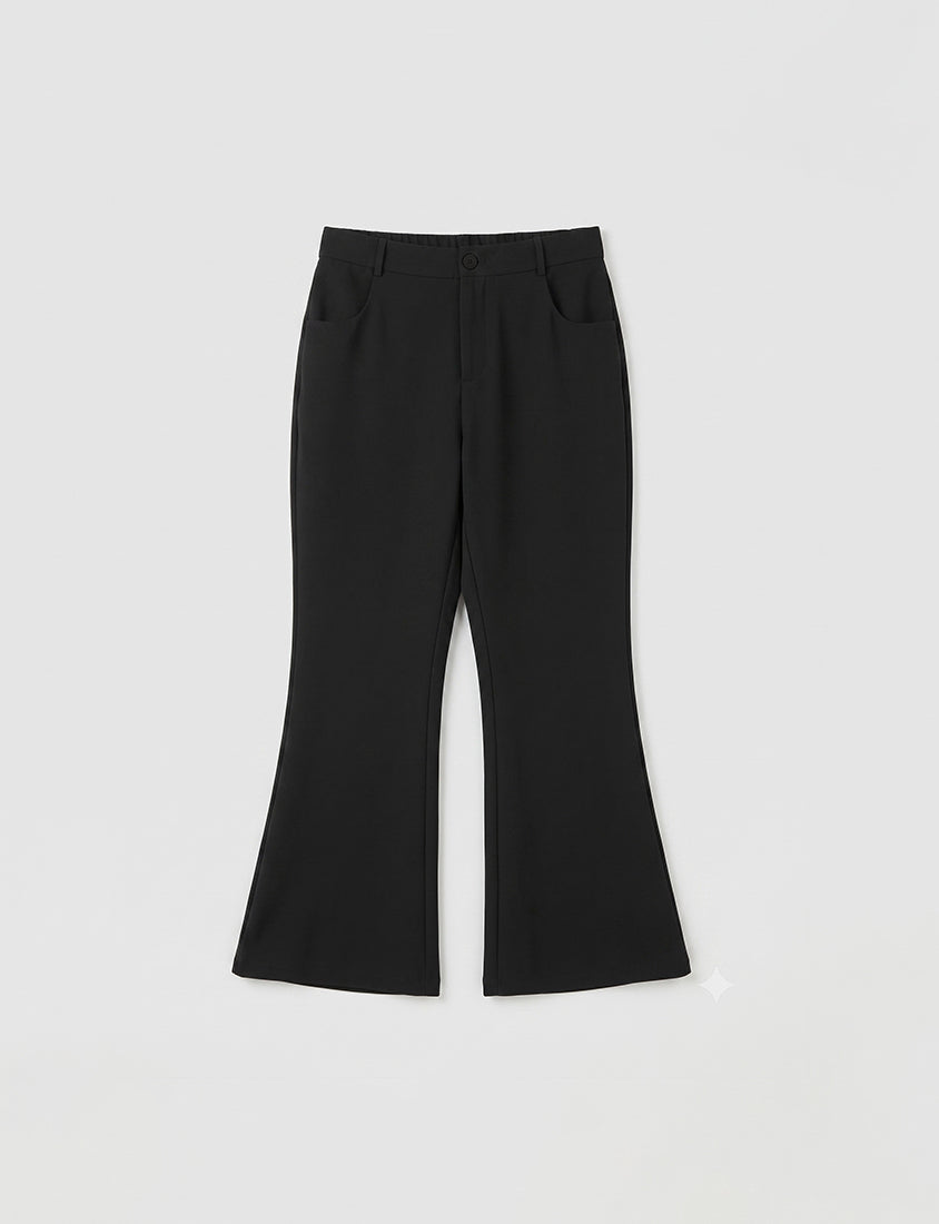 Perfect Proportion Slim Fit Plus Size Flared Trousers (Regular)