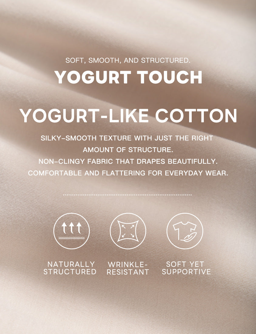 QQ Yogurt Touch Cotton Comfy A-Line Plus Size Mini Skirt