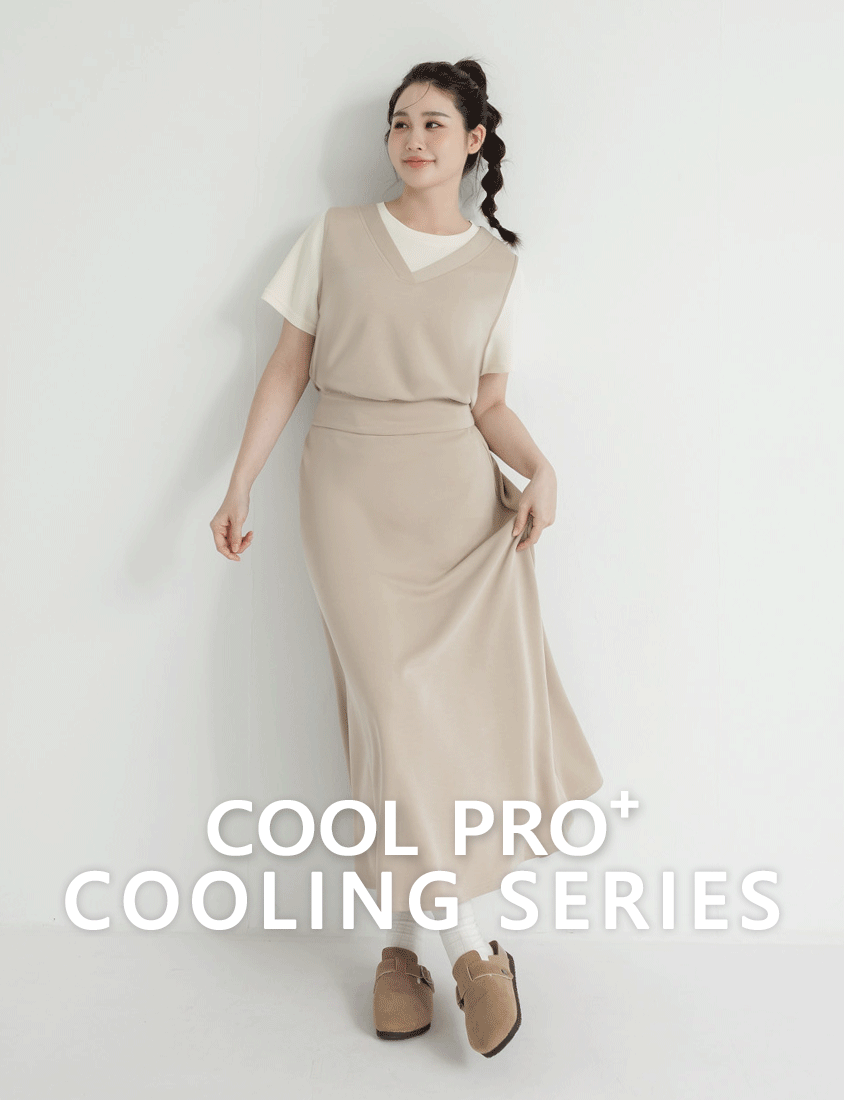 Instant Icy Cooling Cloud Cotton High Waist A-Line Plus Size Maxi Skirt
