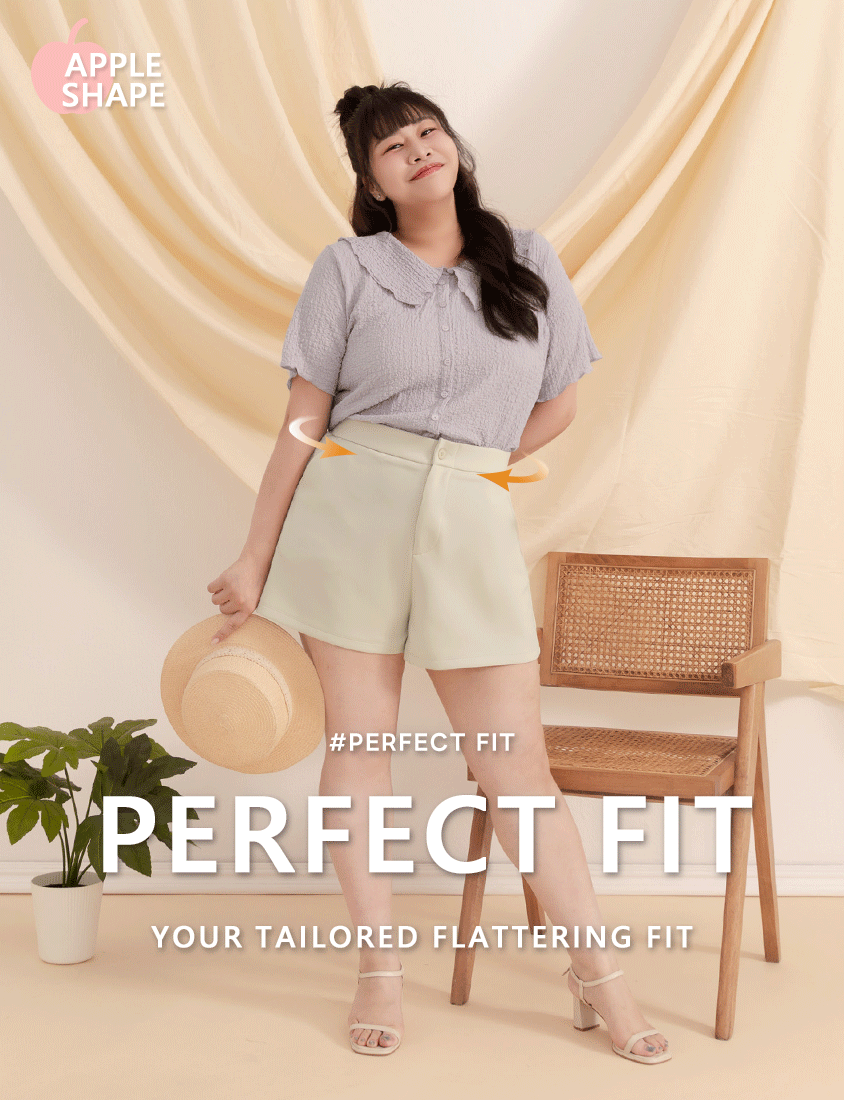 Apple-Shaped Friendly! Perfect Fit Cloud Cotton Plus Size Shorts
